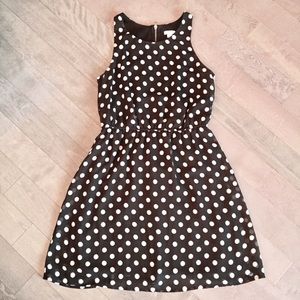 SALE! Black & White Polka Dot Dress!